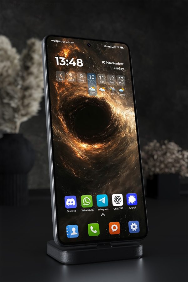Phone Wallpaper 2016 - Epic Black Hole in Deep Space – Sci-Fi Wallpaper