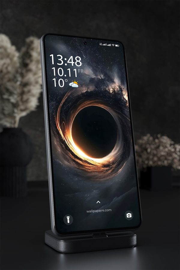 Mobile Wallpaper 2016 - Epic Black Hole in Deep Space – Sci-Fi Wallpaper