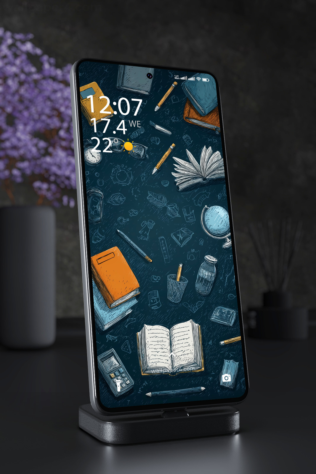 Phone Wallpaper 2708 - Creative Study Sketch Books and Science Doodles Art