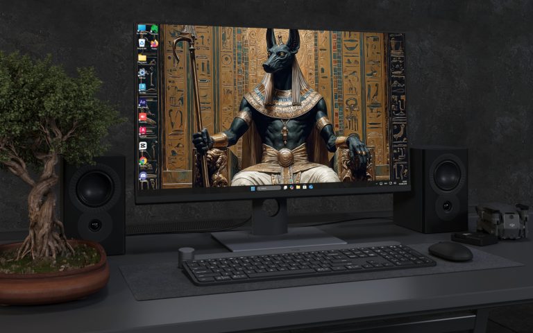 Desktop Wallpaper 2964 - Anubis Egyptian God 4K Fantasy Wallpaper