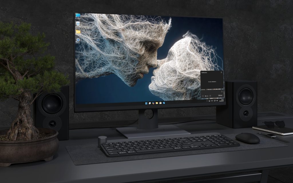 Laptop Wallpaper 3097 - Entangled Souls Abstract 4K Desktop Wallpaper