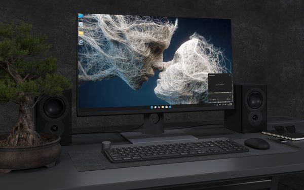 Laptop Wallpaper 3097 - Entangled Souls Abstract 4K Desktop Wallpaper