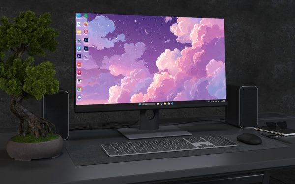Desktop Wallpaper 3728 - Pastel Night Sky Clouds 4K Desktop Wallpaper