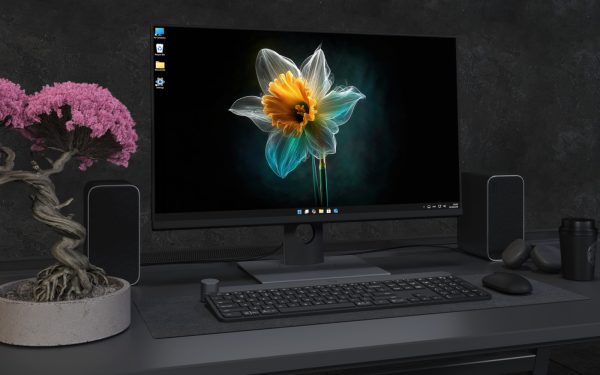 Desktop Wallpaper 3854 - Glowing Daffodil Flower 4K Desktop Wallpaper