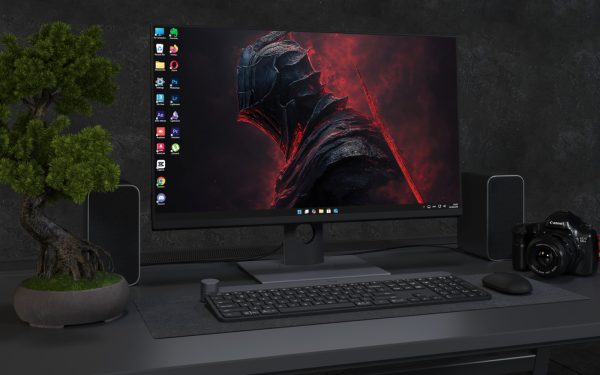 Desktop Wallpaper 7992 - Dark Red Shadow Warrior Wallpaper