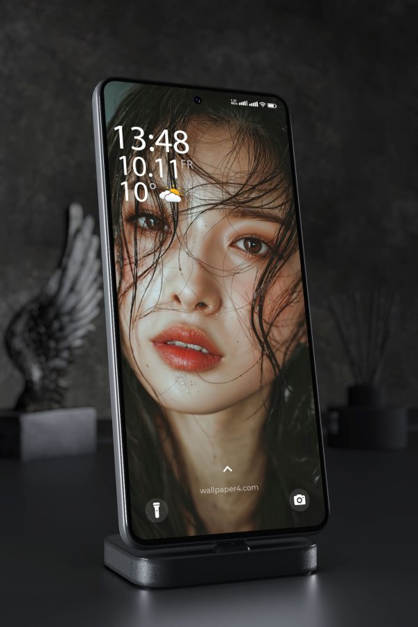 Mobile Wallpaper 6666 - Moody Close Up Portrait of a Woman